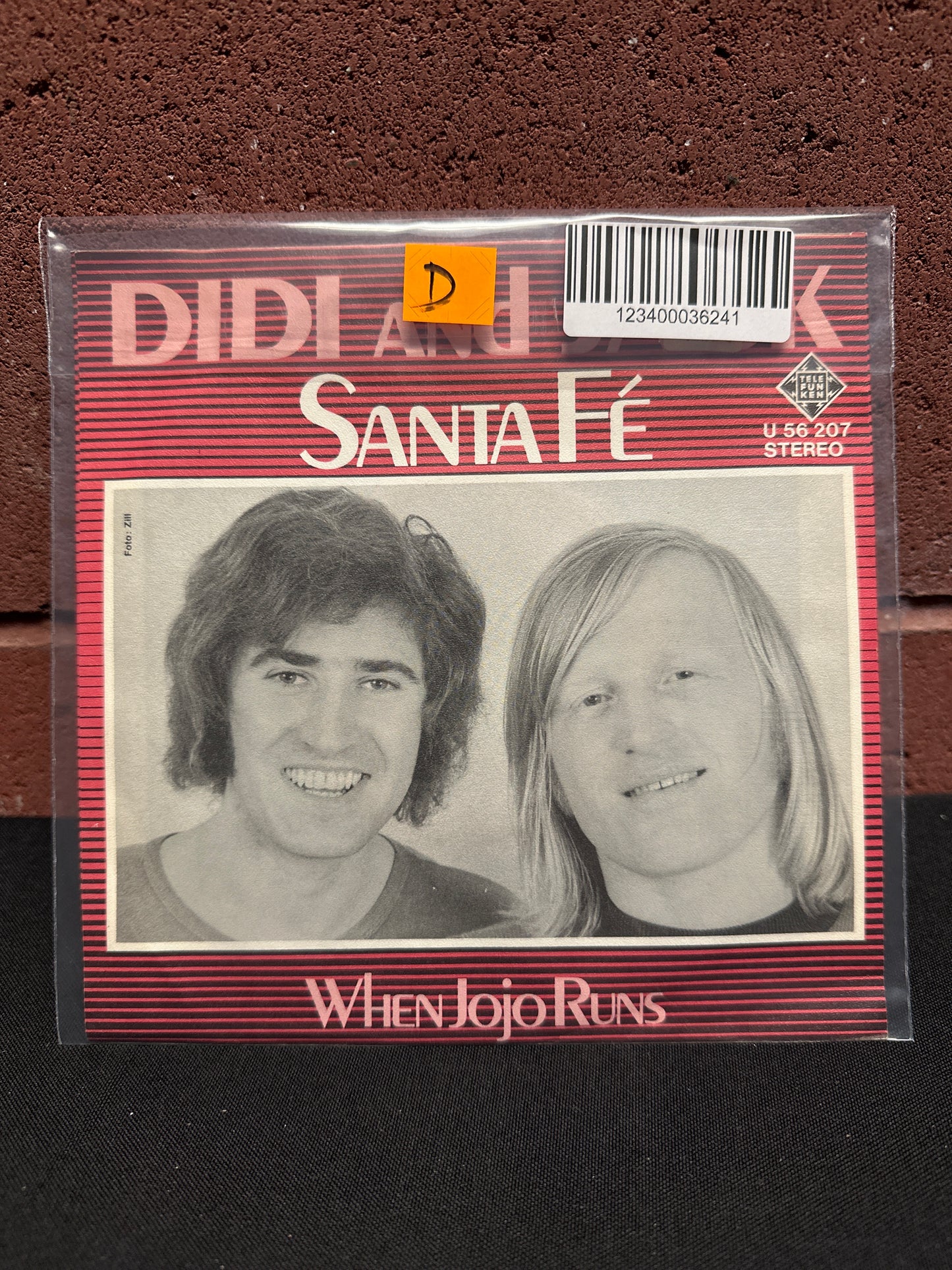 Used Vinyl:  Didi And Jack ”Santa Fé” 7"