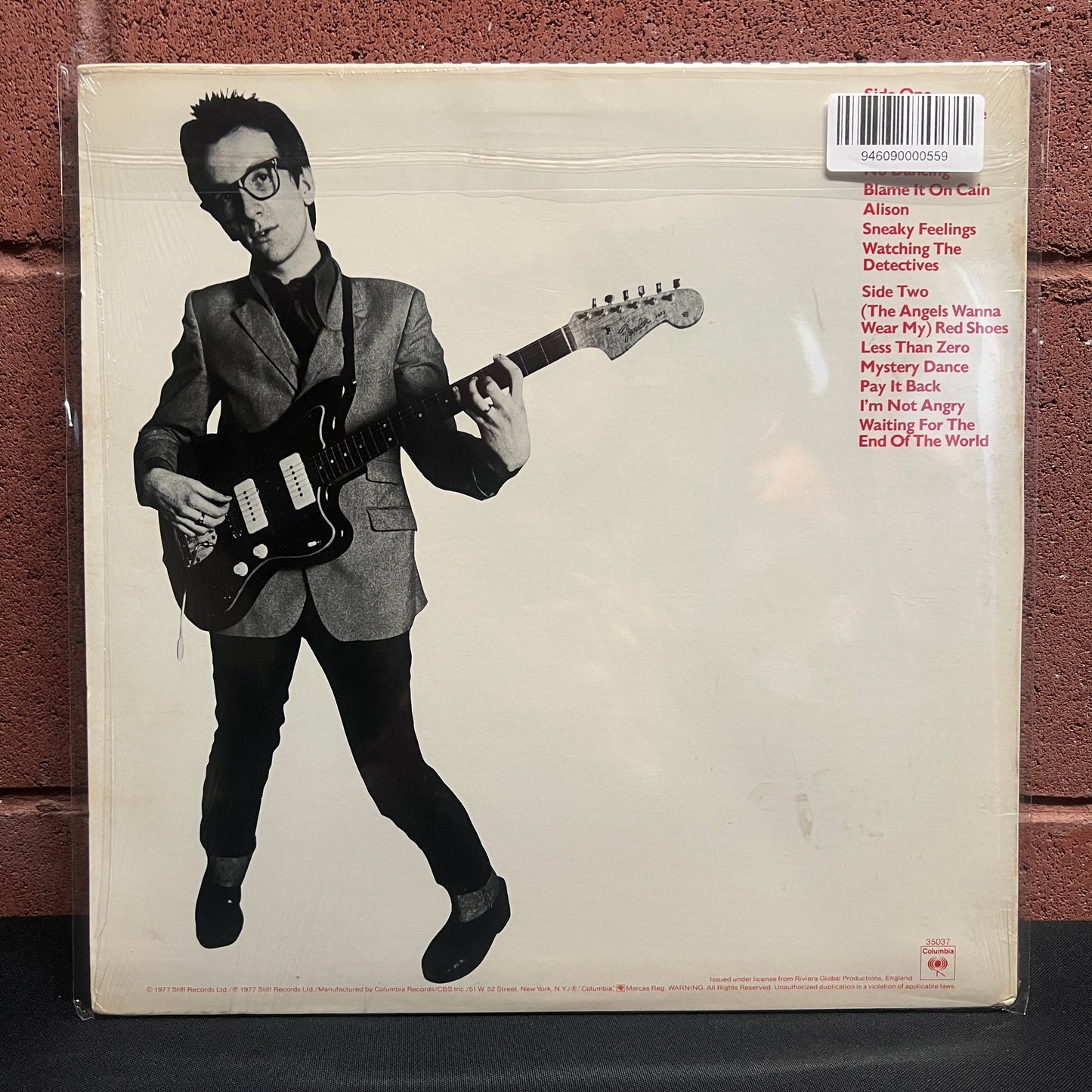 Used Vinyl: Elvis Costello "My Aim Is True" LP (US Press in Shrink w/ Hype Stickers)
