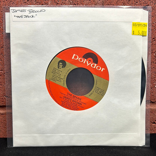 Used Vinyl:  James Brown ”The Spank / Nature (Part 1)” 7"
