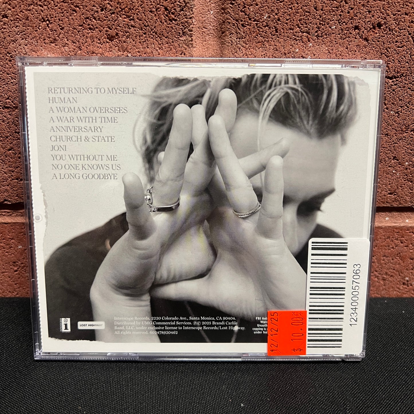 Used CD: Brandi Carlile "Returning To Myself" CD