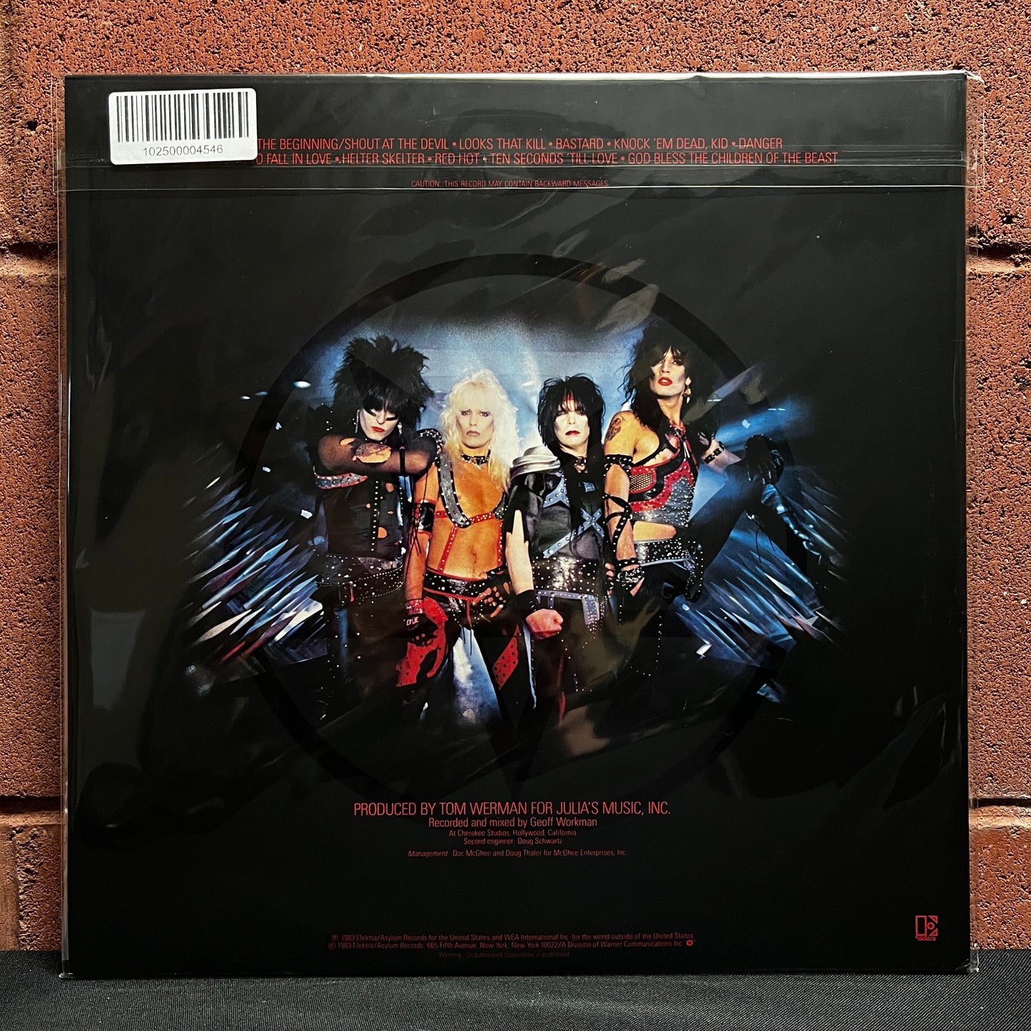 Used Vinyl: Motley Crue "Shout At The Devil" LP (1983 Japanese Issue)