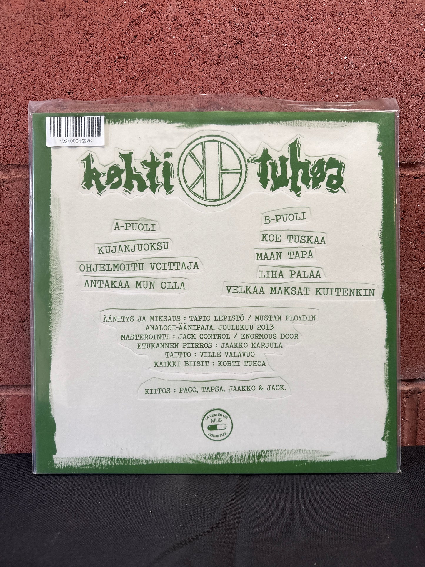 Used Vinyl:  Kohti Tuhoa ”Kohti Tuhoa” 12"