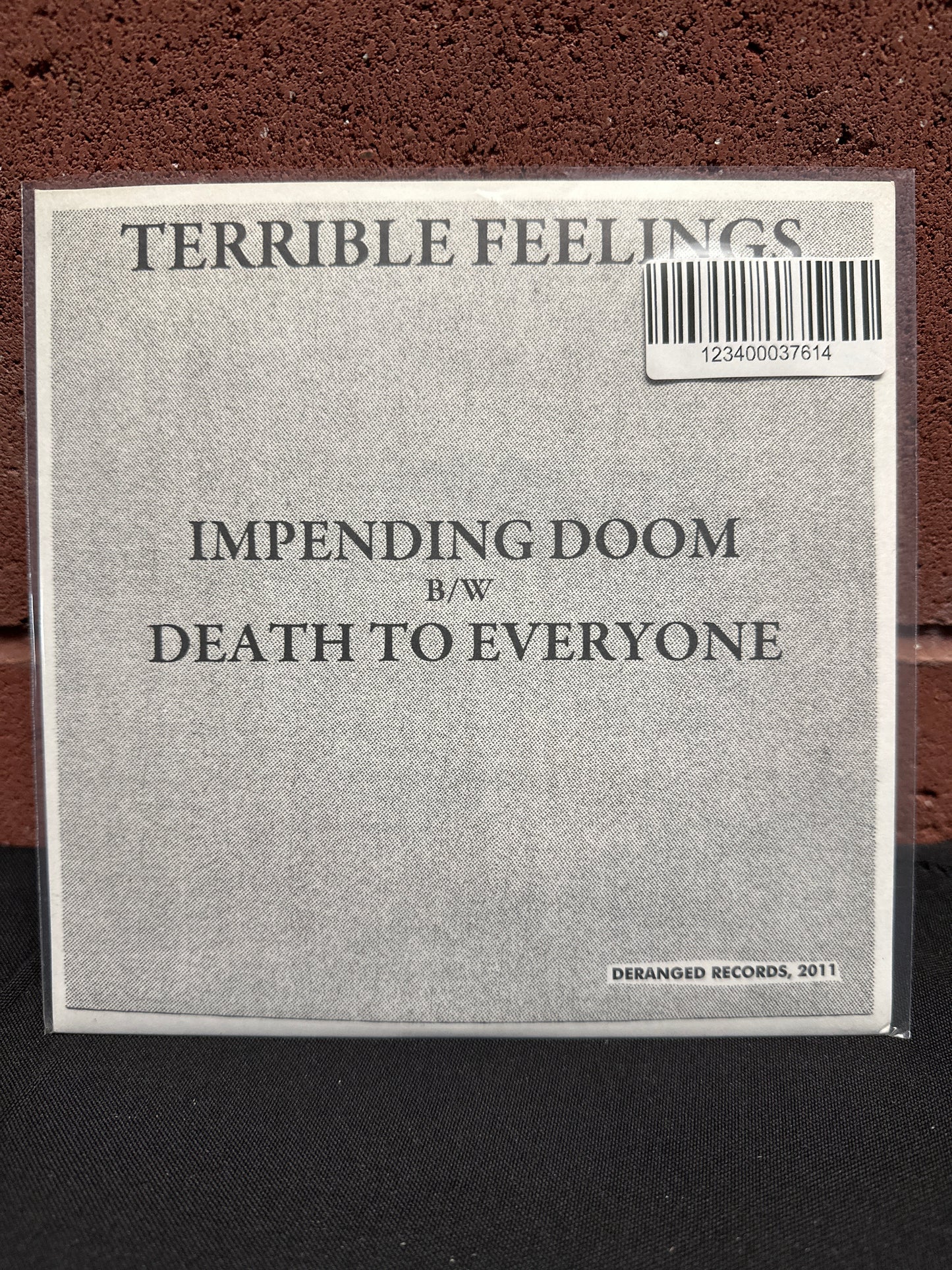 Used Vinyl:  Terrible Feelings ”Impending Doom” 7"