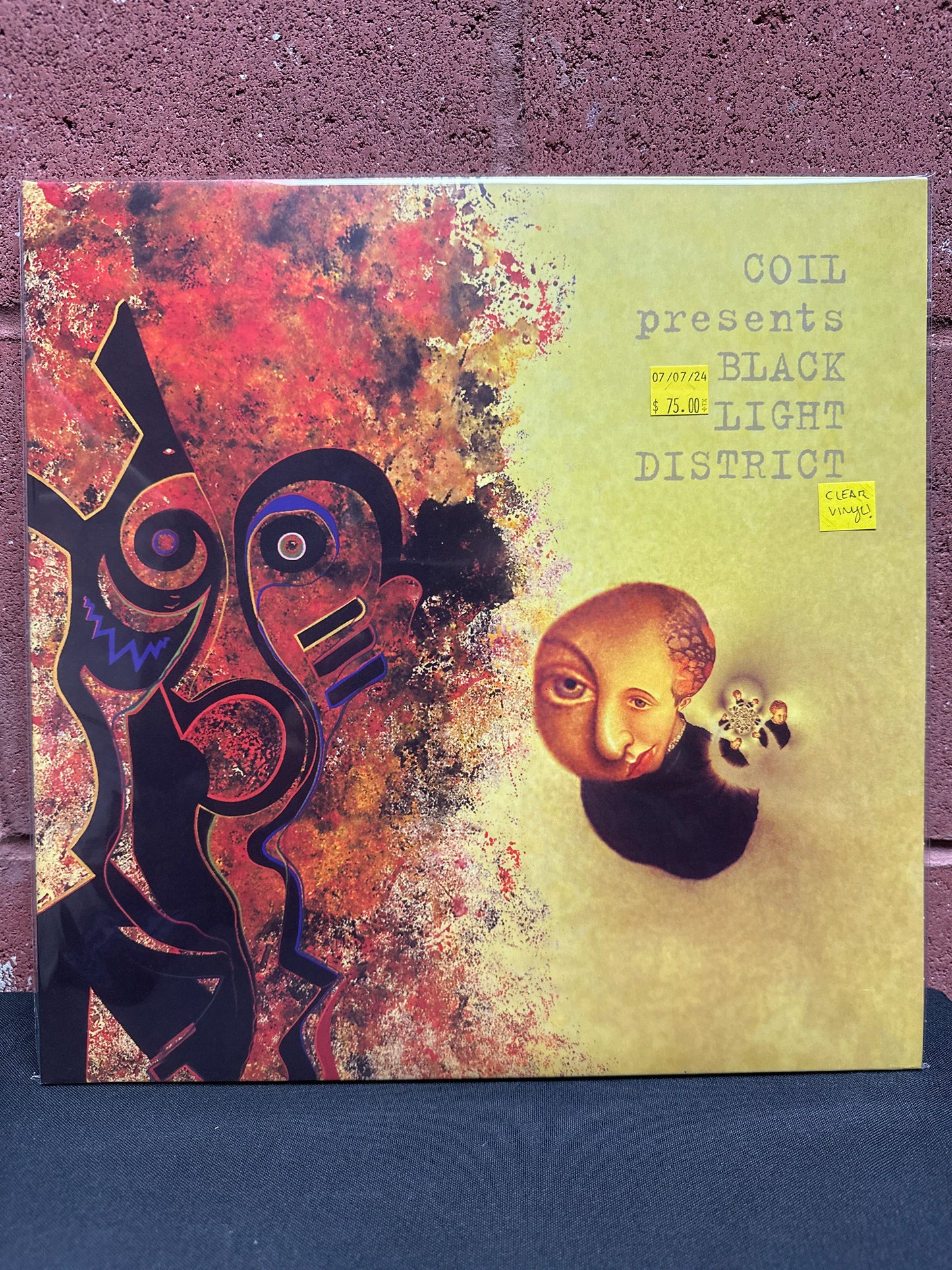 Used Vinyl:  Coil Presents Black Light District ”A Thousand Lights In A Darkened Room” 2xLP (Clear vinyl)