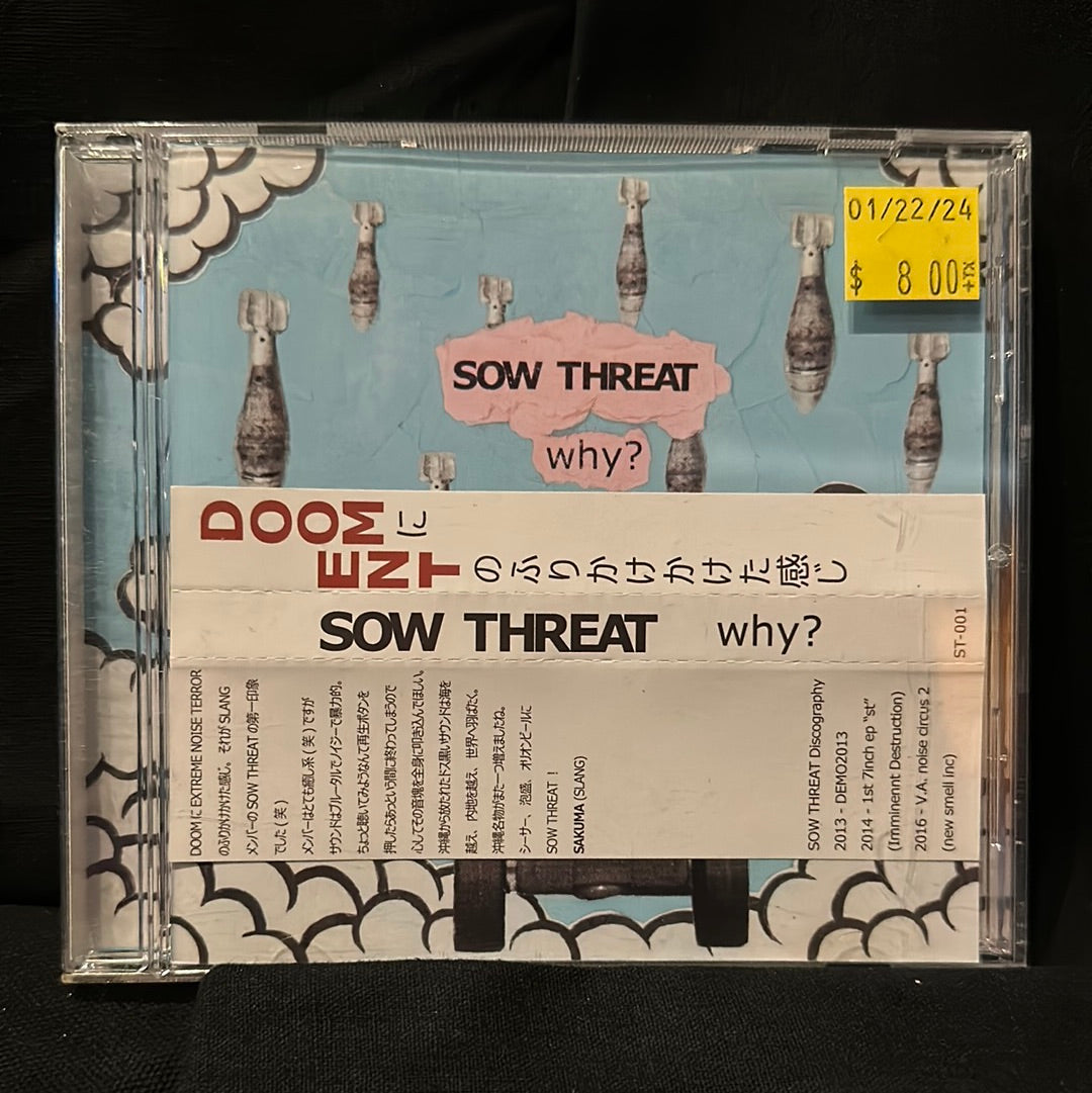 Used CD:  Sow Threat ”Why?” CD