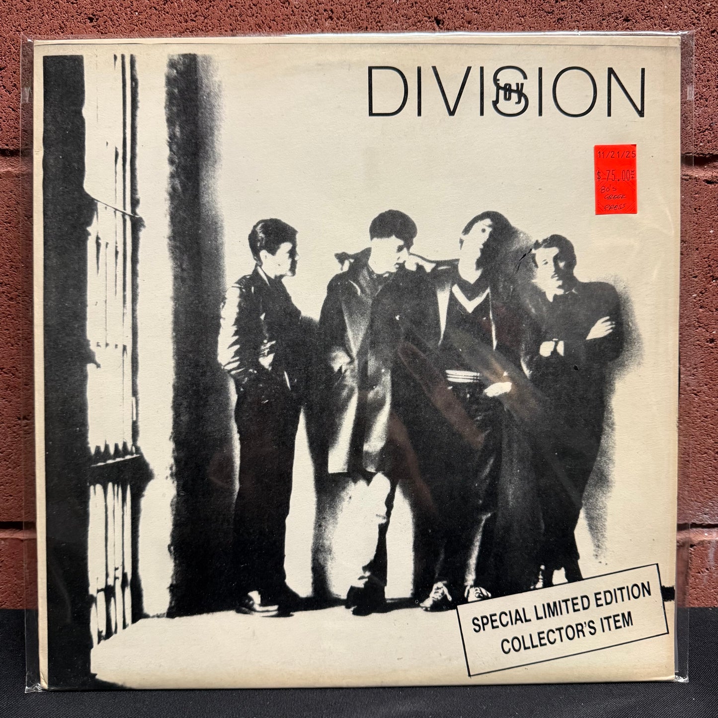 Used Vinyl: Joy Division "Special Limited edition Collector's Item" LP (Late 80's Greek Press)
