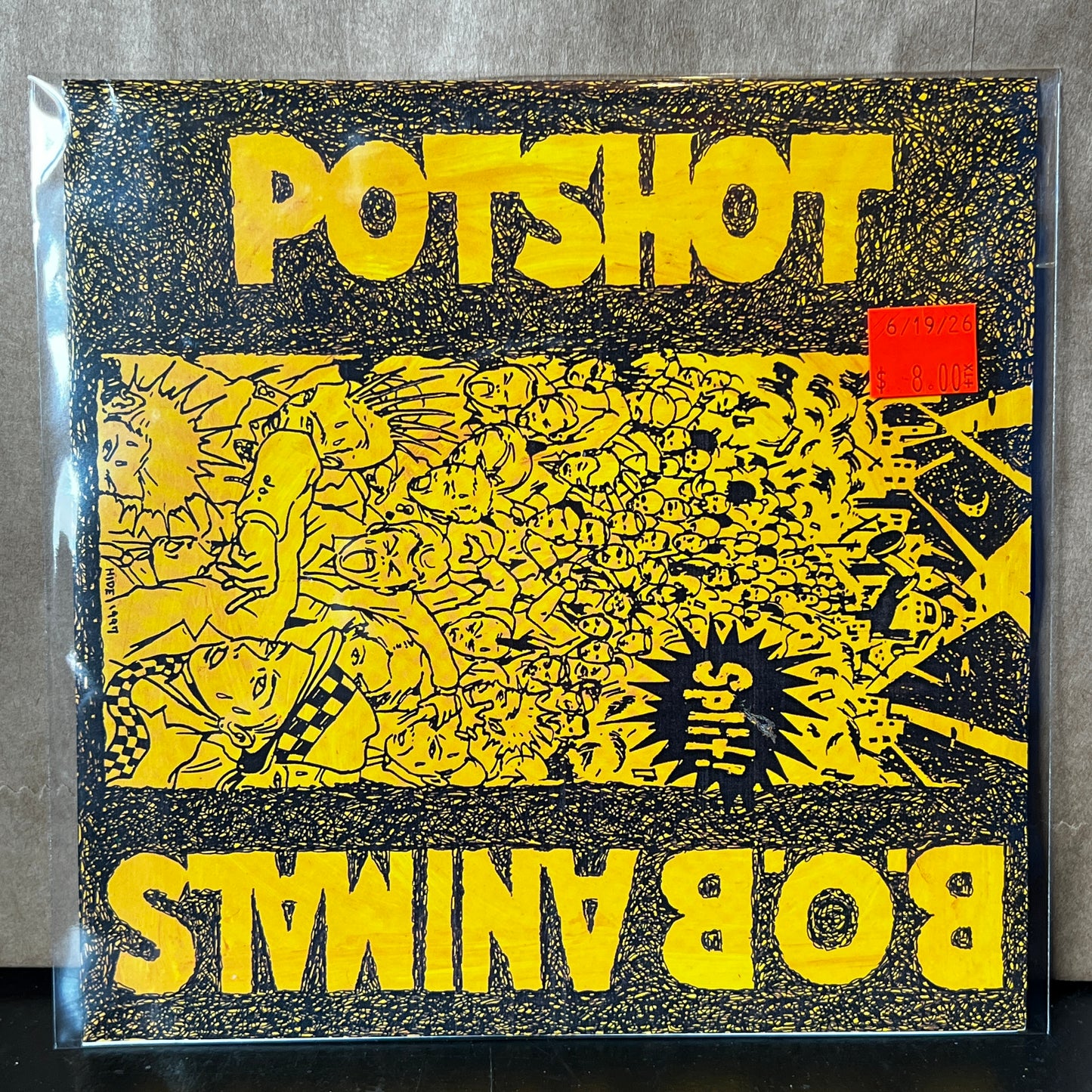 Used Vinyl: Potshot / B.O.B Animals "Split!" 7" (1997 Japanese Issue)
