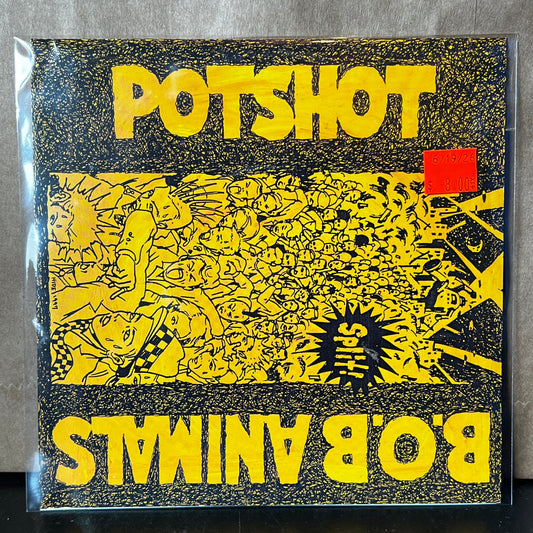 Used Vinyl: Potshot / B.O.B Animals "Split!" 7" (1997 Japanese Issue)