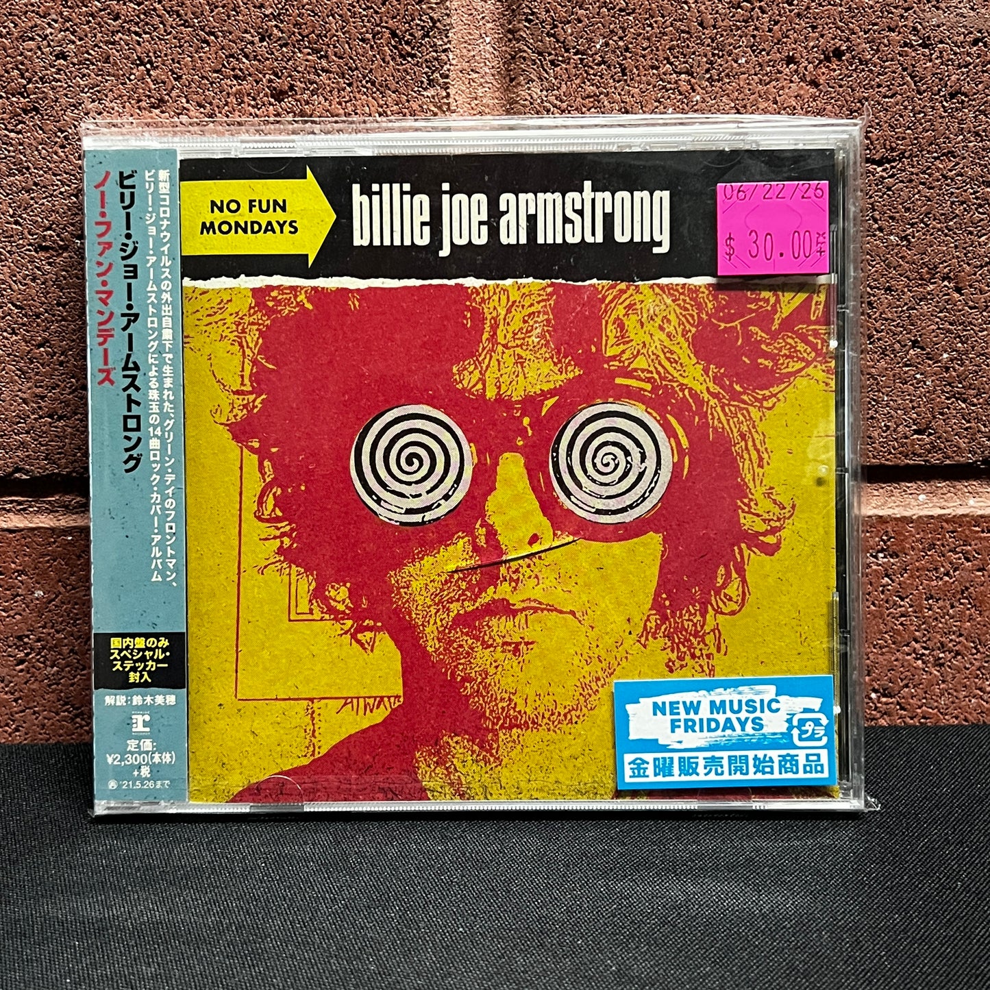 Used CD: Billie Joe Armstrong "No Fun Mondays" CD (Sealed! 2020 Japanese Press)