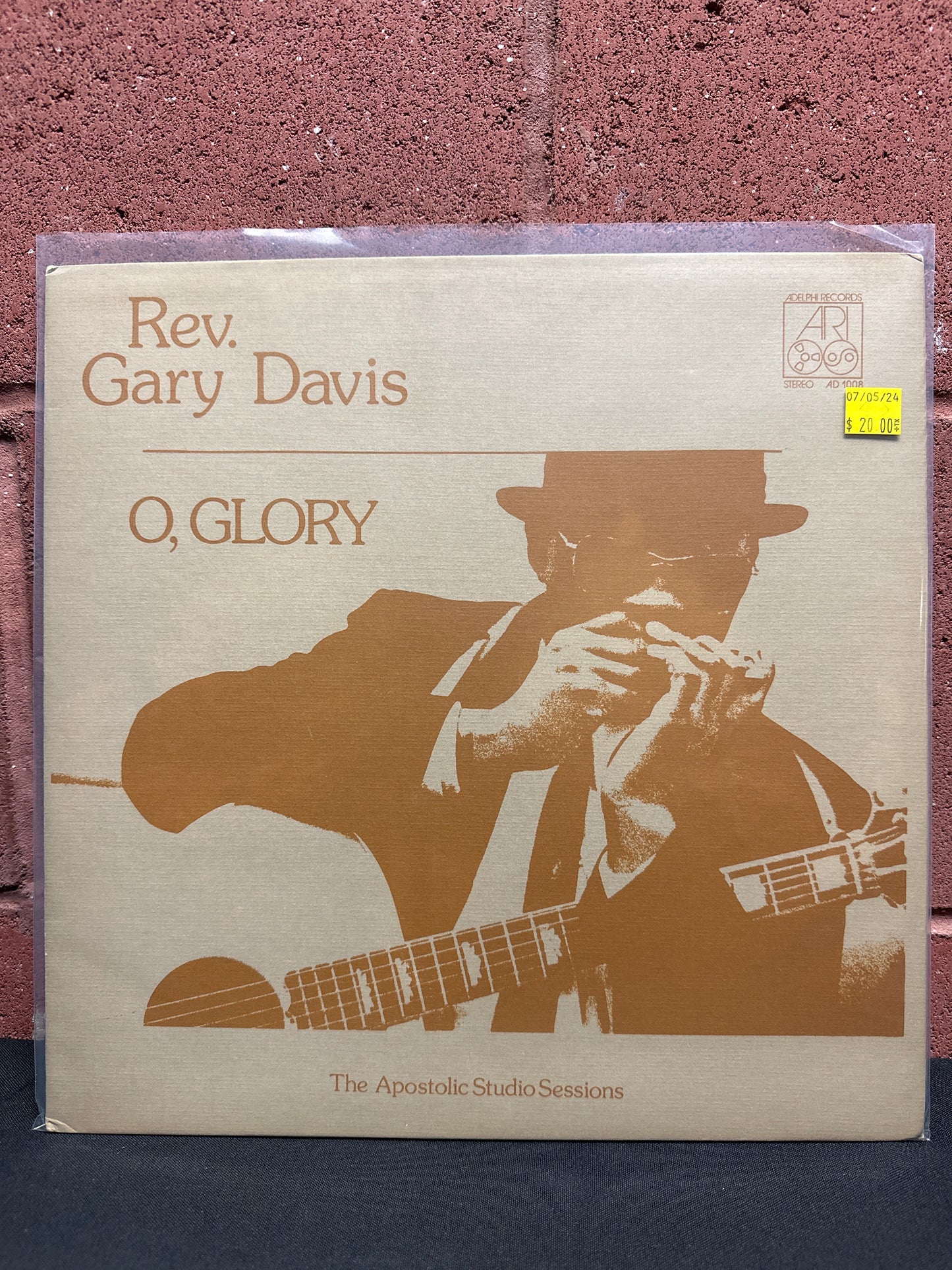 Used Vinyl:  Rev. Gary Davis ”O, Glory” LP