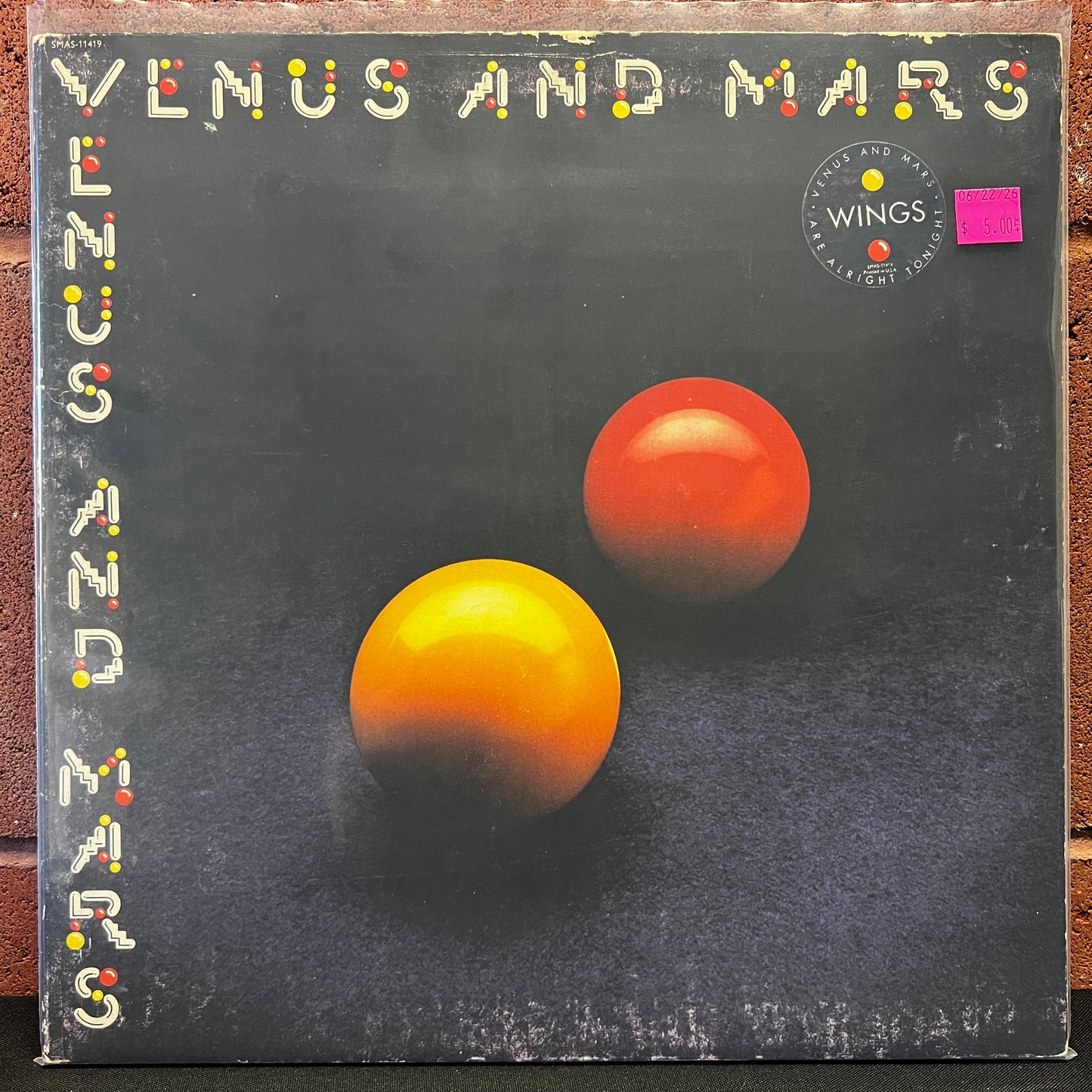 Used Vinyl: Wings "Venus and Mars" LP