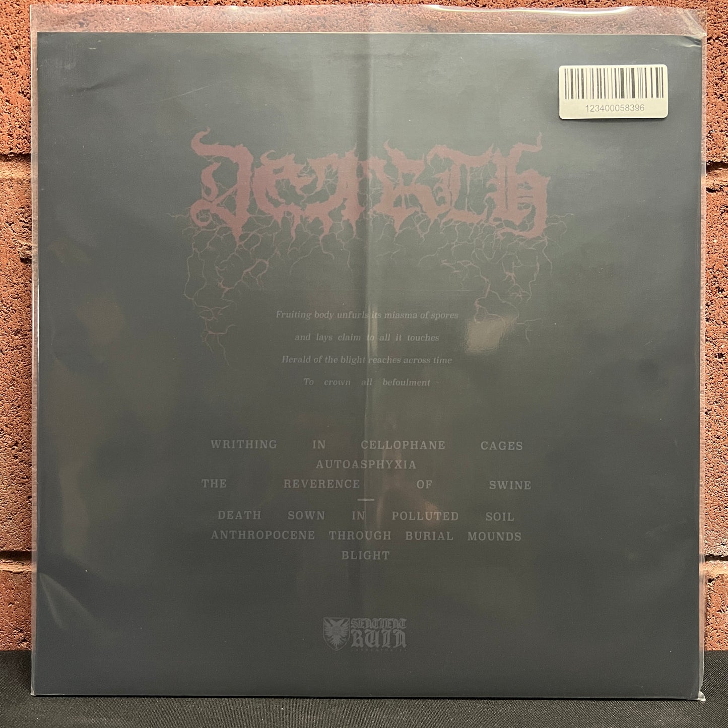 Used Vinyl: Dearth "To Crown All Befoulment" LP (Red vinyl)