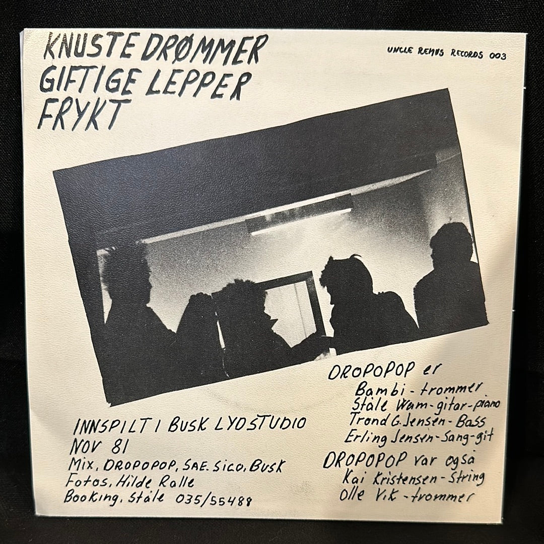 Used Vinyl:  Dropopop ”Knuste Drømmer” 7"