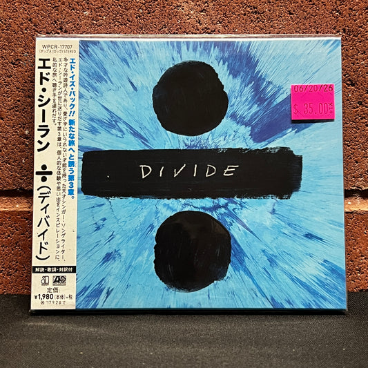 Used CD: Ed Sheeran "÷ (Divide)" CD (2017 Japanese Press w/ Bonus Tracks)