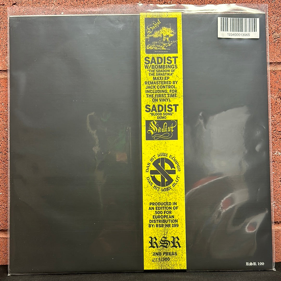 Used Vinyl:  Sadist ”The Shadow Of The Swastika” LP