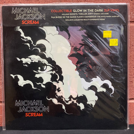 Used Vinyl:  Michael Jackson ”Scream” 2xLP (Blue and Glow in the dark vinyl)