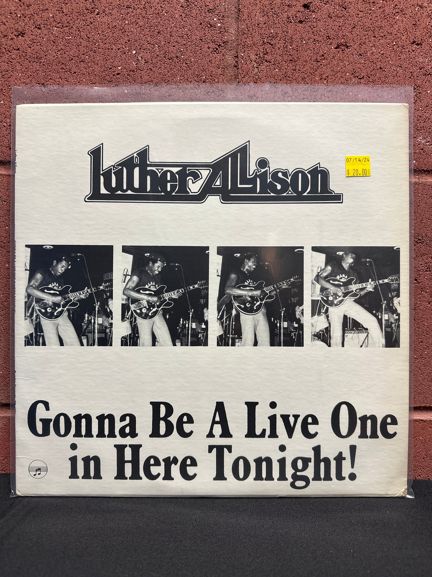 Used Vinyl:  Luther Allison ”Gonna Be A Live One In Here Tonight!” LP