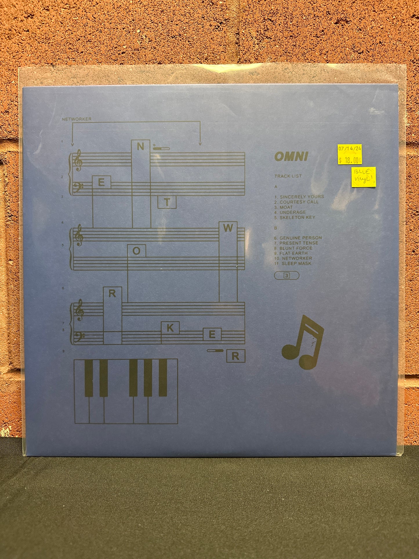 Used Vinyl:  Omni ”Networker” LP (Blue vinyl)