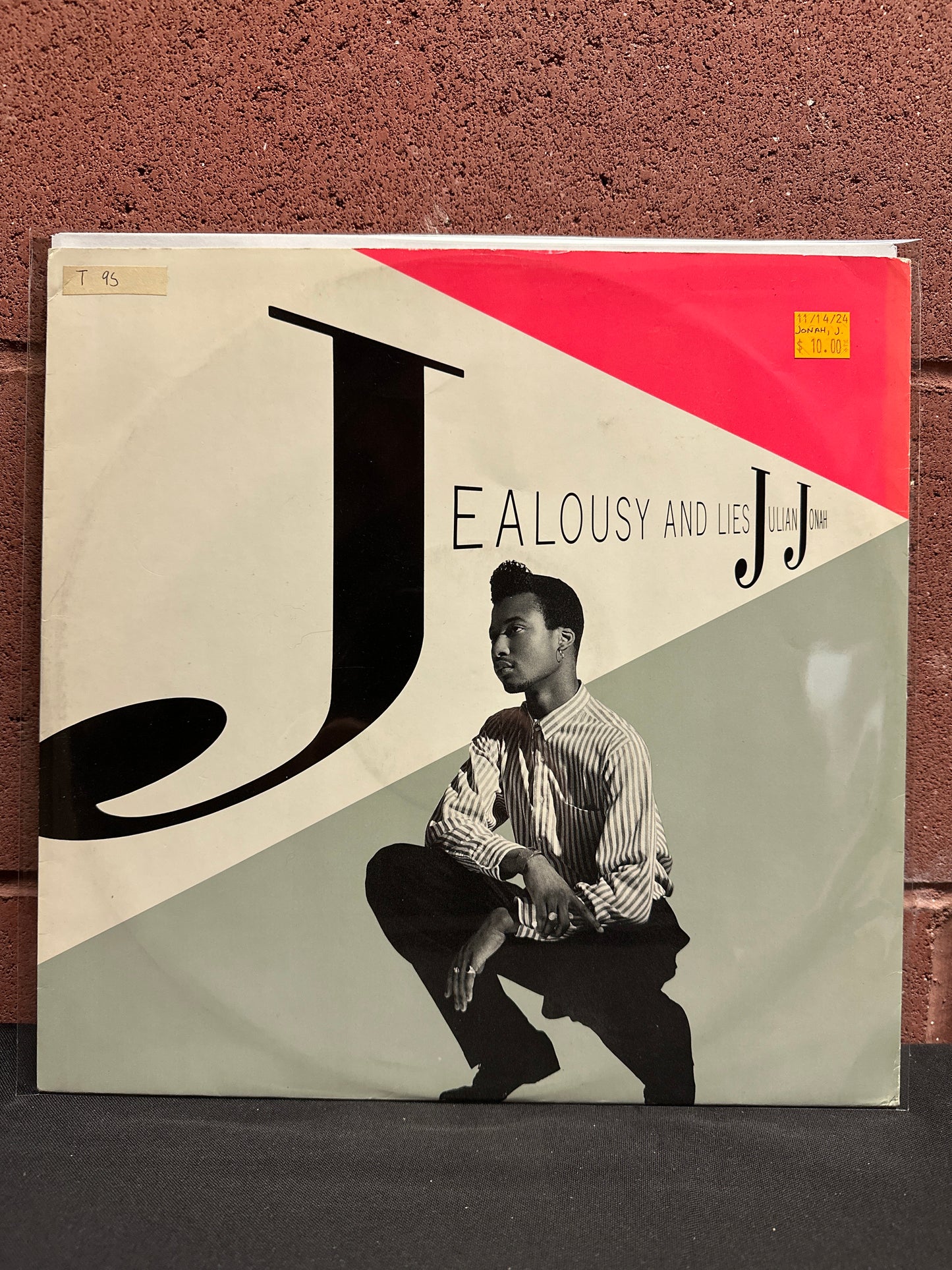 Used Vinyl:  Julian Jonah ”Jealousy And Lies” 12"