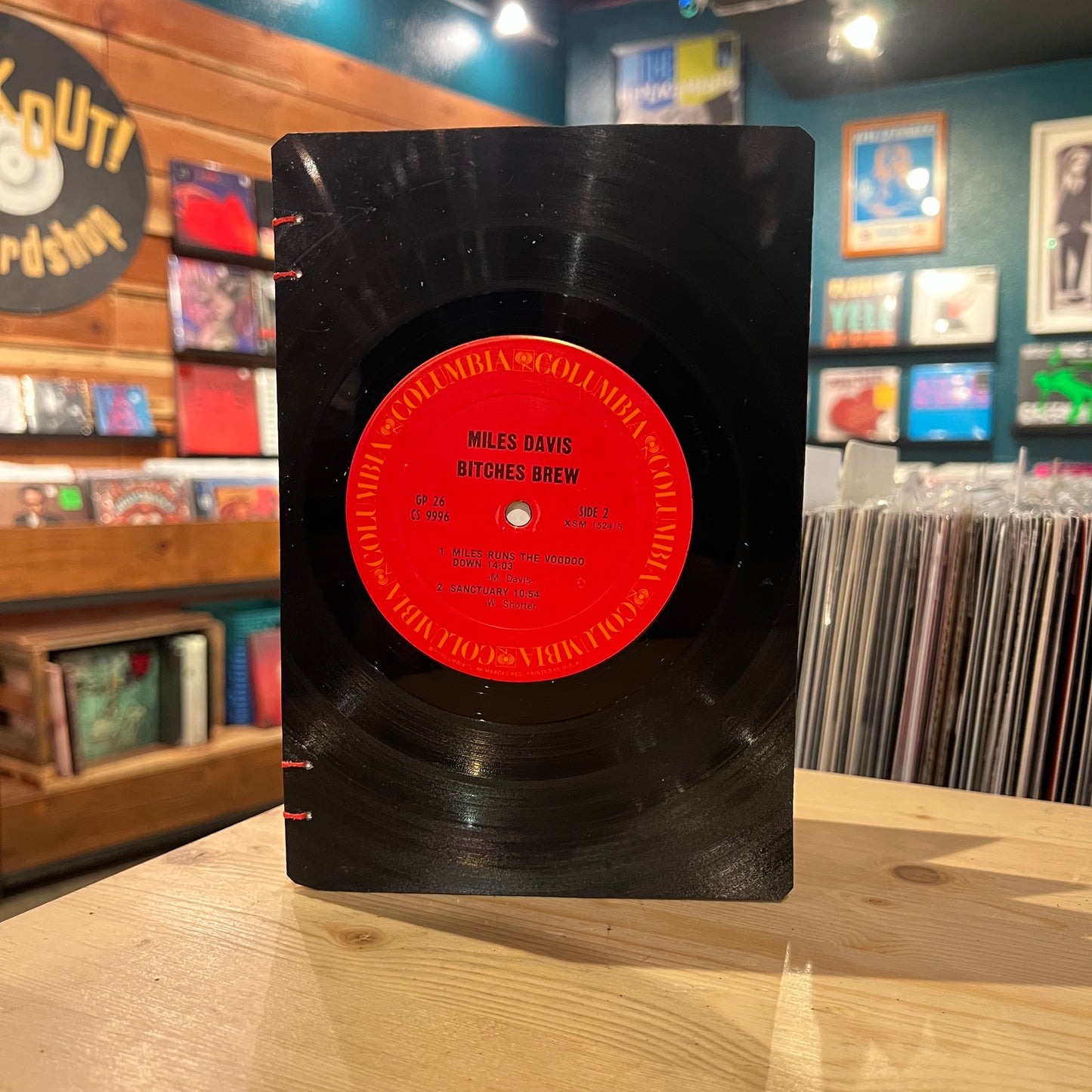 Miles Davis "Bitches Brew" Recycled Vinyl Journal
