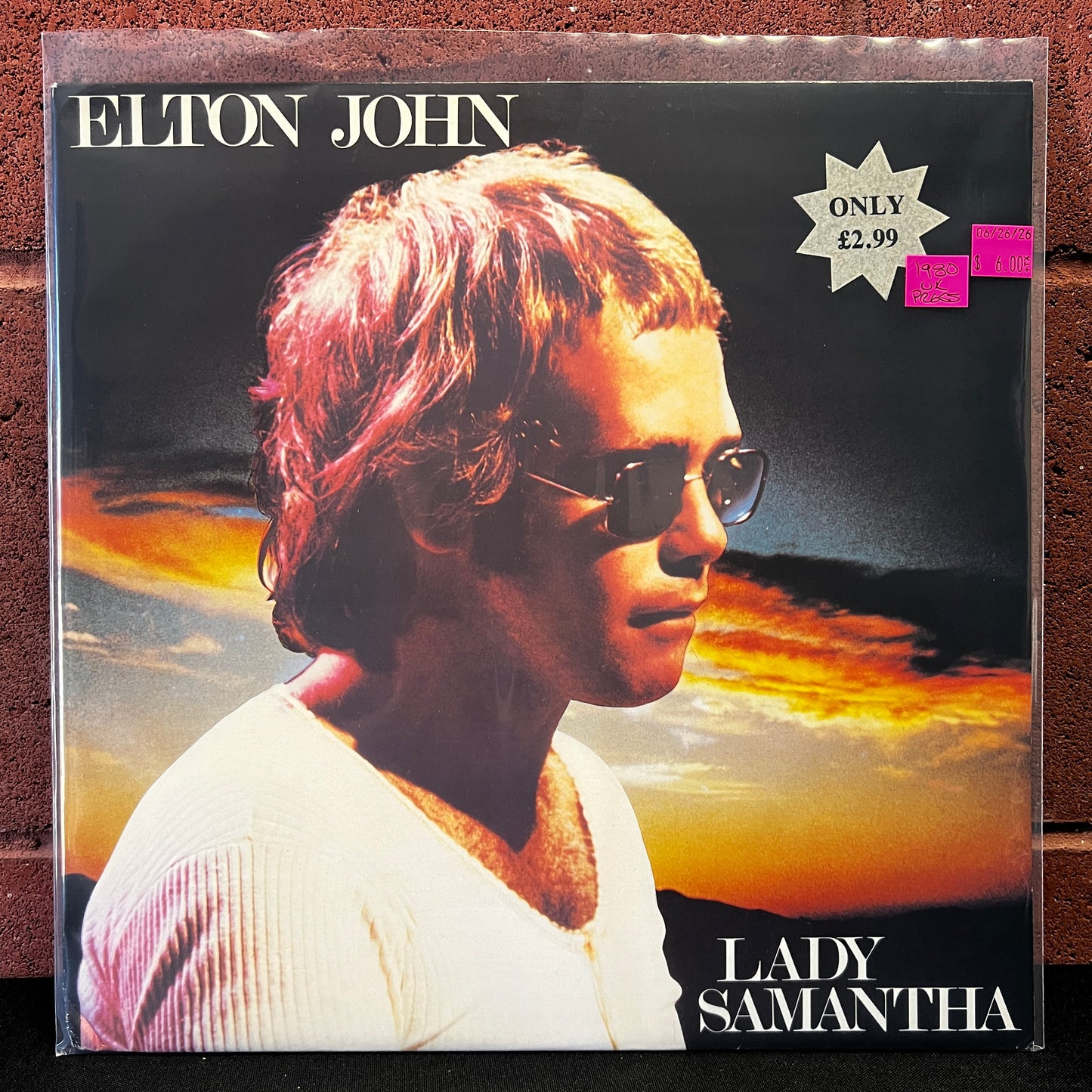 Used Vinyl: Elton John "Lady Samantha" LP (1980 UK Press)