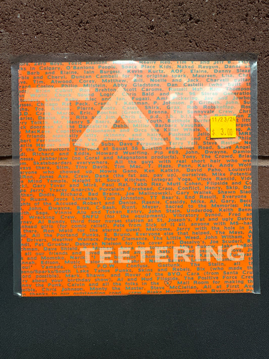 Used Vinyl:  Tar ”Teetering” 7"