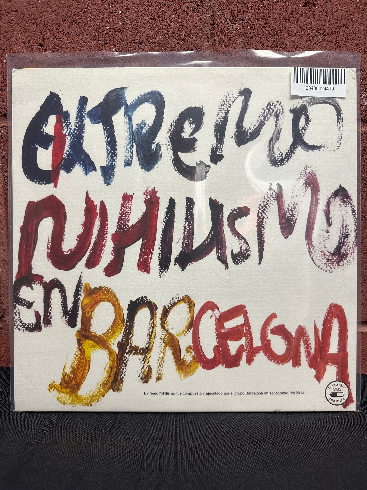 Used Vinyl:  Barcelona ”Extremo Nihilismo En Barcelona” 12"