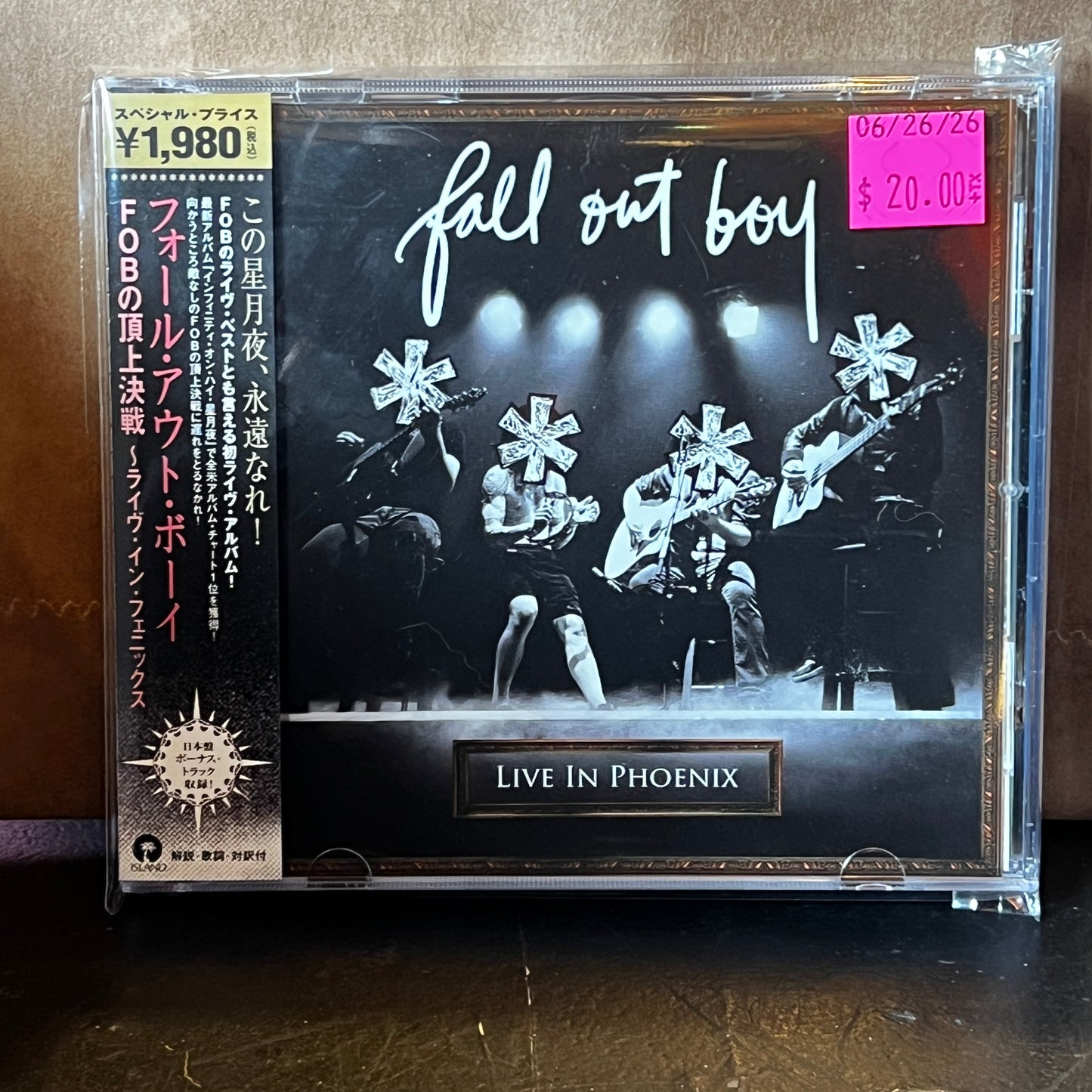 Used CD: Fall Out Boy "* * * * Live In Phoenix" CD (2008 Japanese Press w/ Bonus Track)