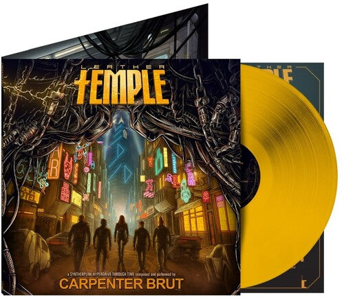 Carpenter Brut "Leather Temple" LP (Indie Exclusive Yellow Vinyl)
