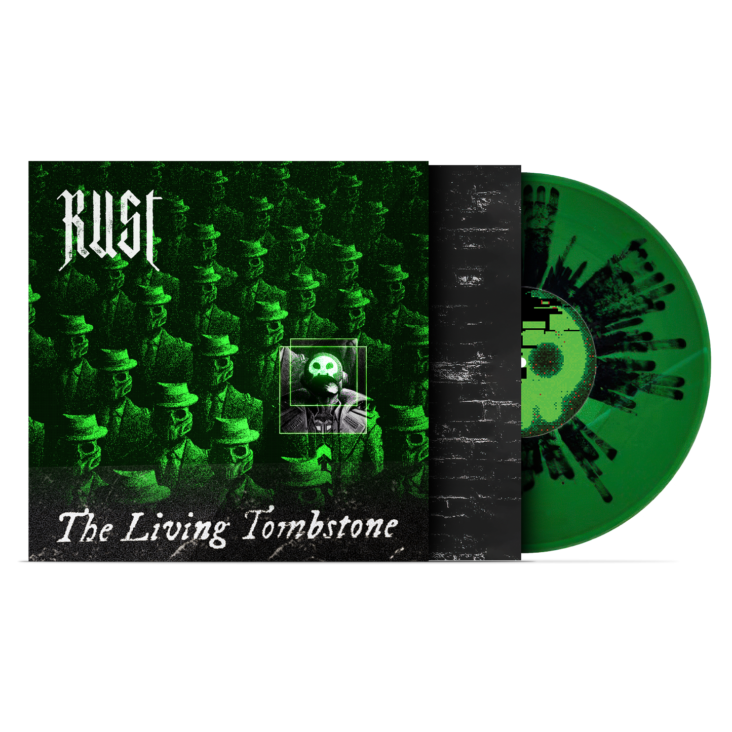 The Living Tombstone "Rust" LP (Green/Black Splatter Vinyl)