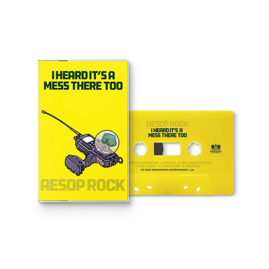 PRE-ORDER: Aesop Rock "I Heard It’s A Mess There Too" Cassette