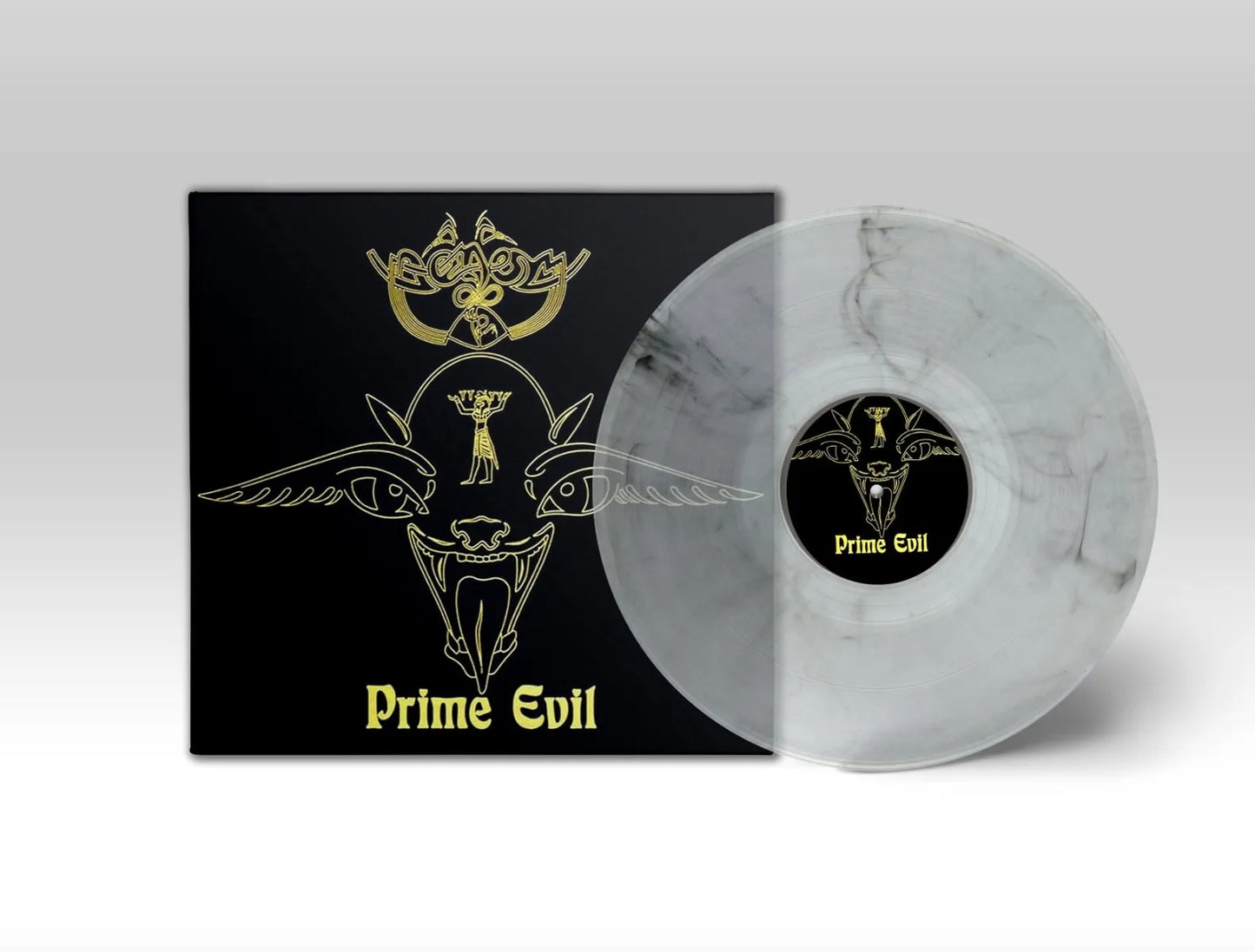 Venom "Prime Evil" LP (Clear Black Marble Vinyl)