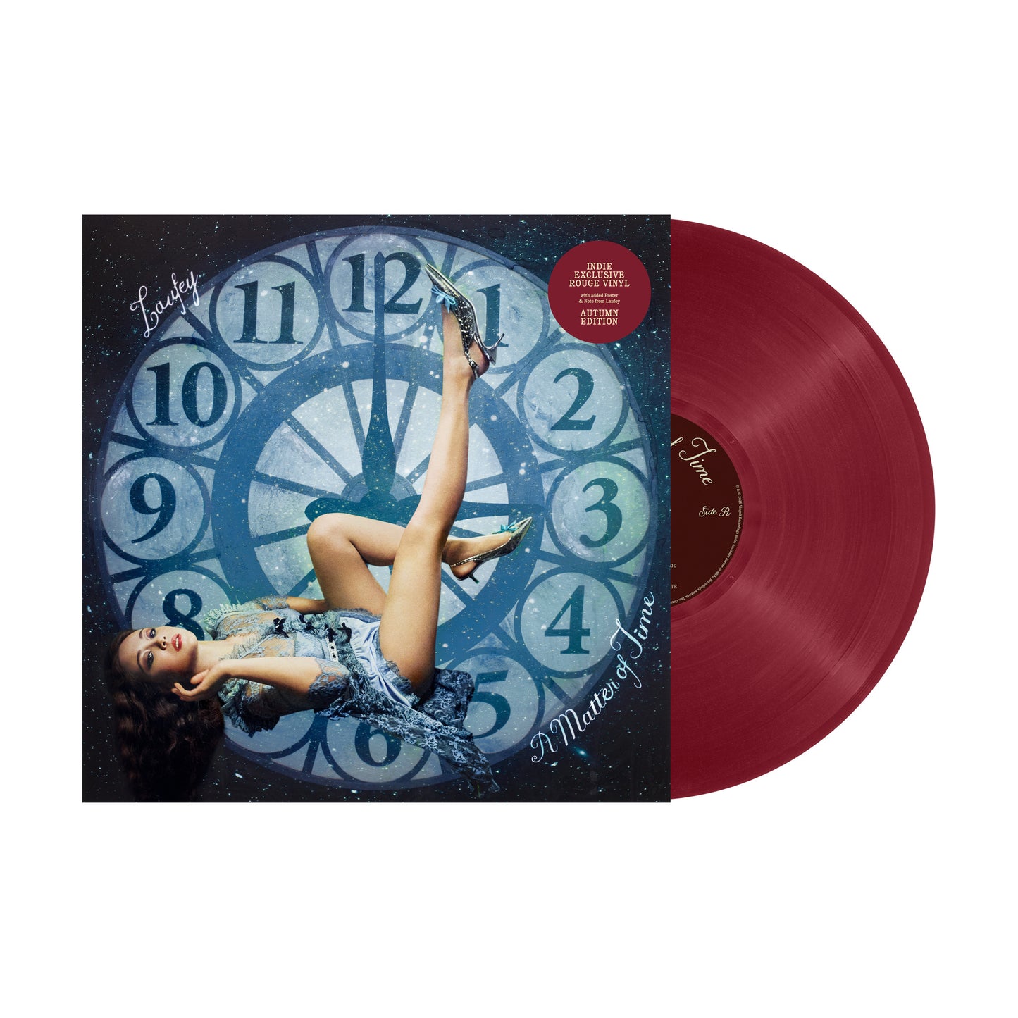 Laufey "A Matter of Time" LP + 7" (Indie Exclusive "Autumn Edition" Rouge Vinyl)
