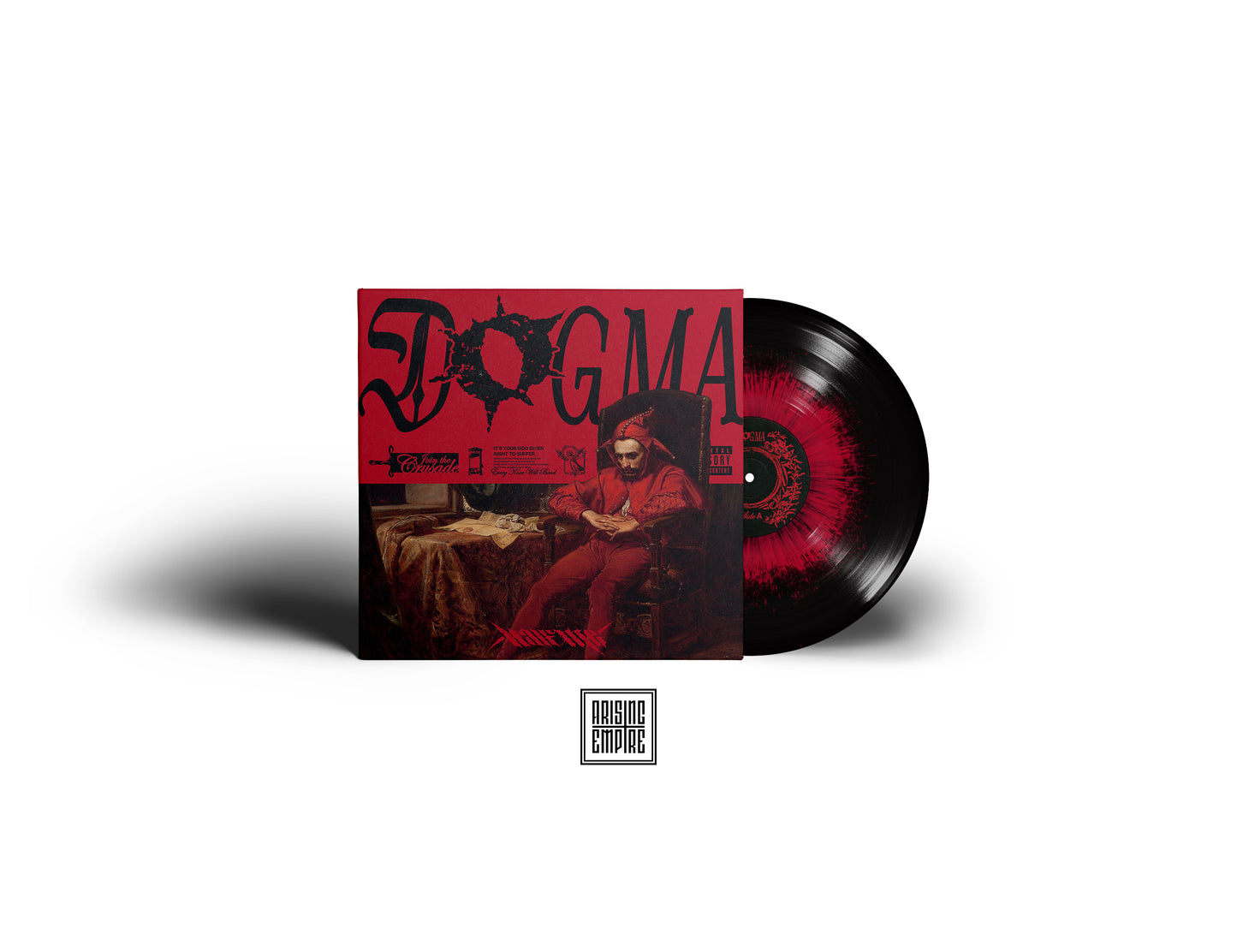 PRE-ORDER: Half Me "Dogma" LP (Black/Red Color-in-Color Vinyl)