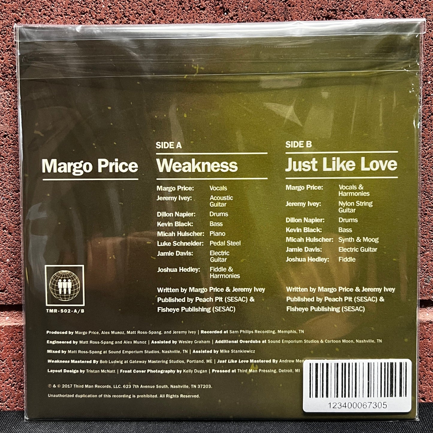 Used Vinyl: Margo Price "Weakness" 7" (2017 Press)
