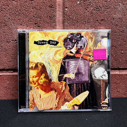 Used CD: Green Day "Insomniac" CD (1995 Japanese Press w/ Bonus Track)