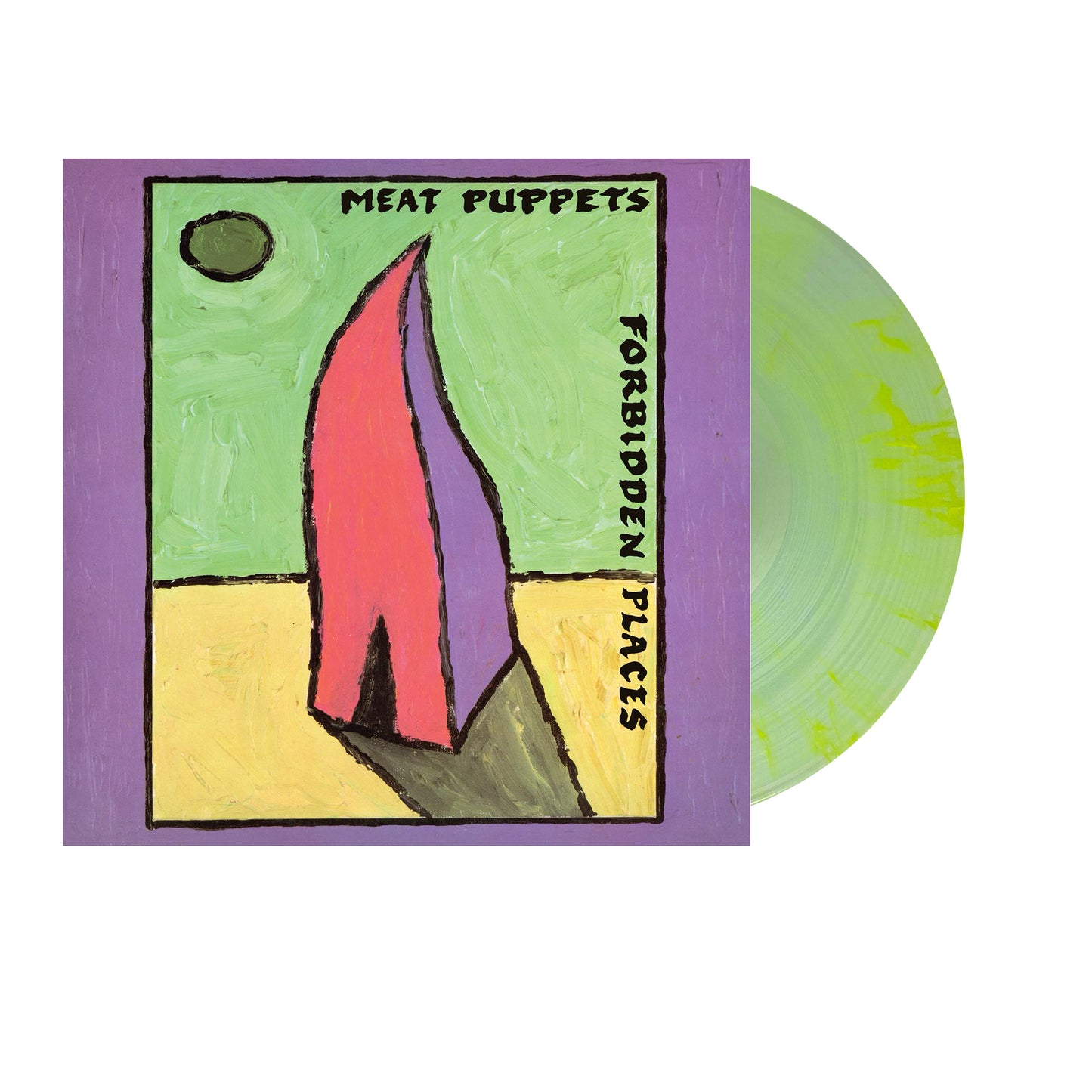 PRE-ORDER: Meat Puppets "Forbidden Places - 35th Anniversary Edition" LP (Coke Clear w/ Yellow Swirl Vinyl)