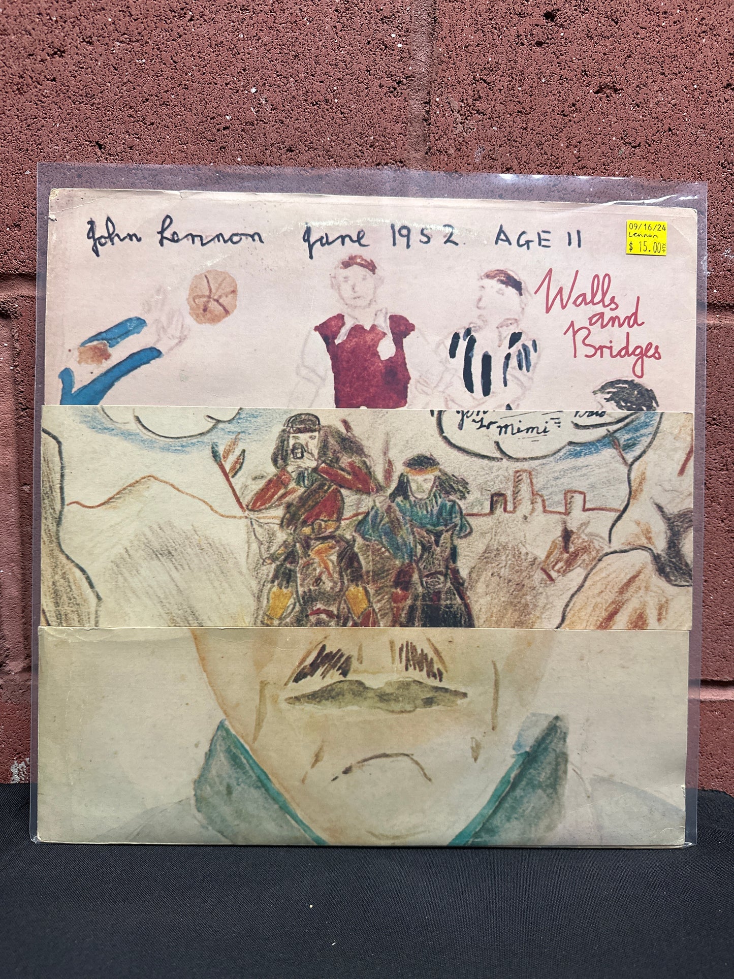 Used Vinyl:  John Lennon ”Walls And Bridges” LP