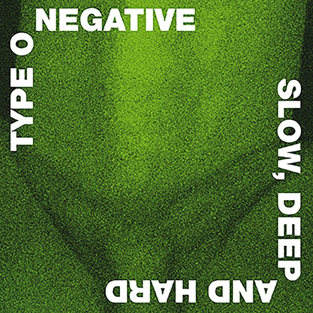 Type O Negative "Slow Deep And Hard" 2xLP (Green & Black Marbled Color Vinyl)