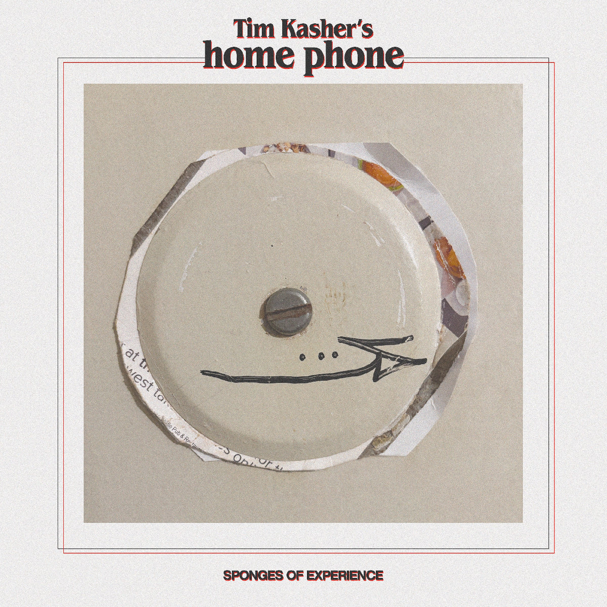 PRE-ORDER: Tim Kasher “Spongers of Experience” LP (Red Galaxy Vinyl)