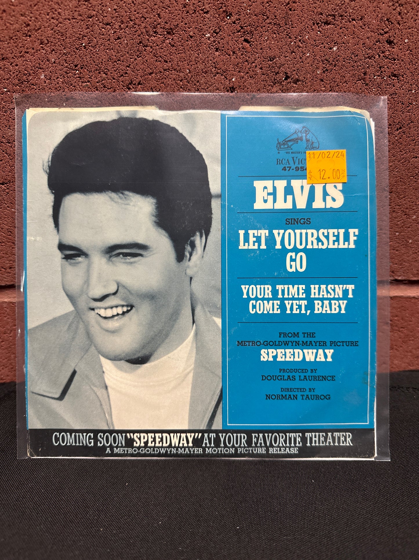 Used Vinyl:  Elvis Presley ”Your Time Hasn't Come Yet, Baby / Let Yourself Go” 7"