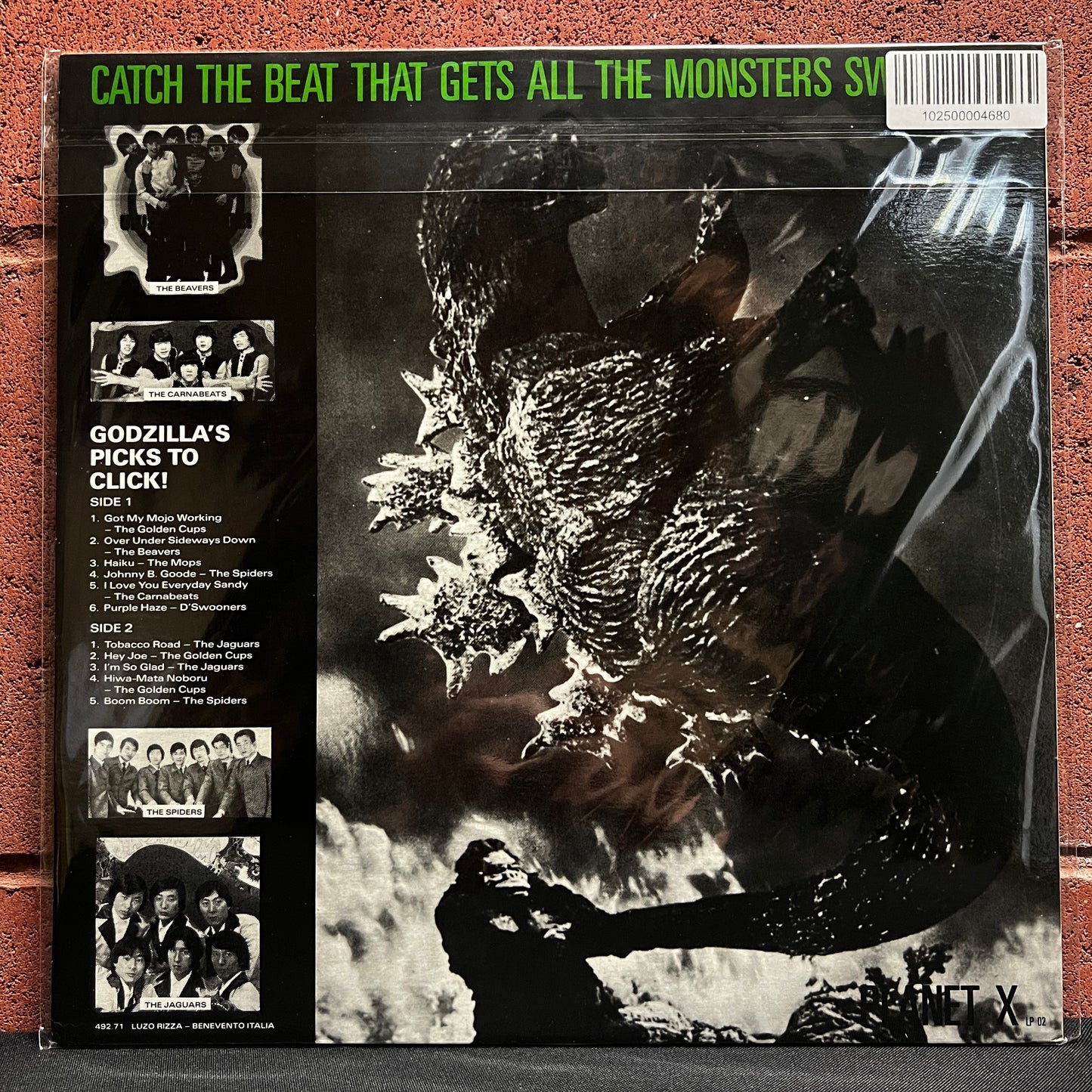 Used Vinyl: V/A "Big Lizard Stomp!: Volume Two" LP (1990 Japanese Press, Olive Green Transparent Vinyl )