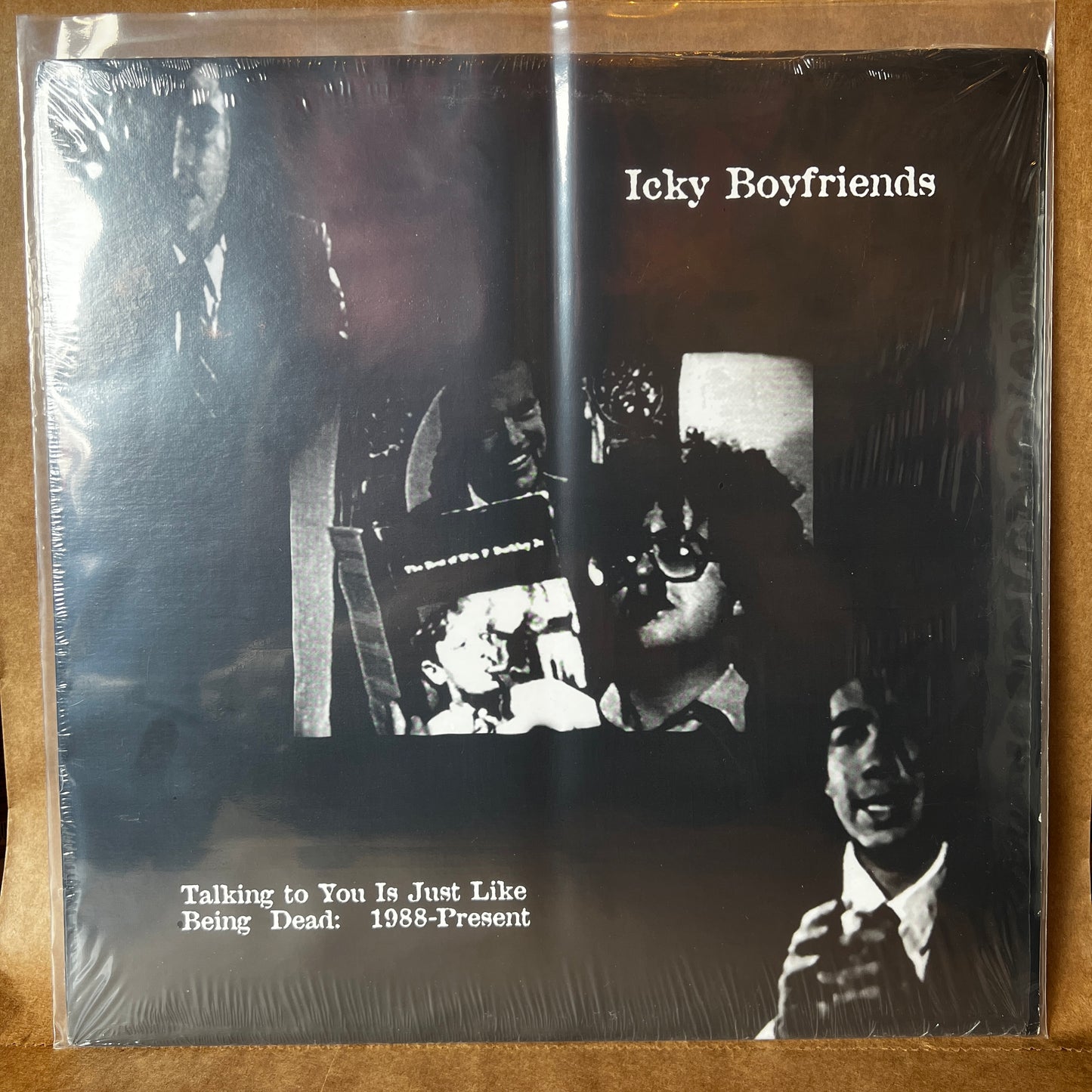 Used Vinyl: Icky Boyfriends "Talking To You Is Just Like Being Dead: 1988 To Present" LP (2000 Press)