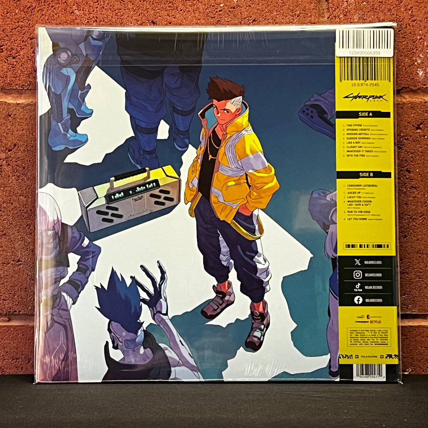 Used Vinyl: Akira Yamaoka, Marcin Przybyłowicz & P.T. Adamczyk "Cyberpunk: Edgerunners (Original Series Soundtrack)" LP (2024 Press - Neon Yellow Vinyl)