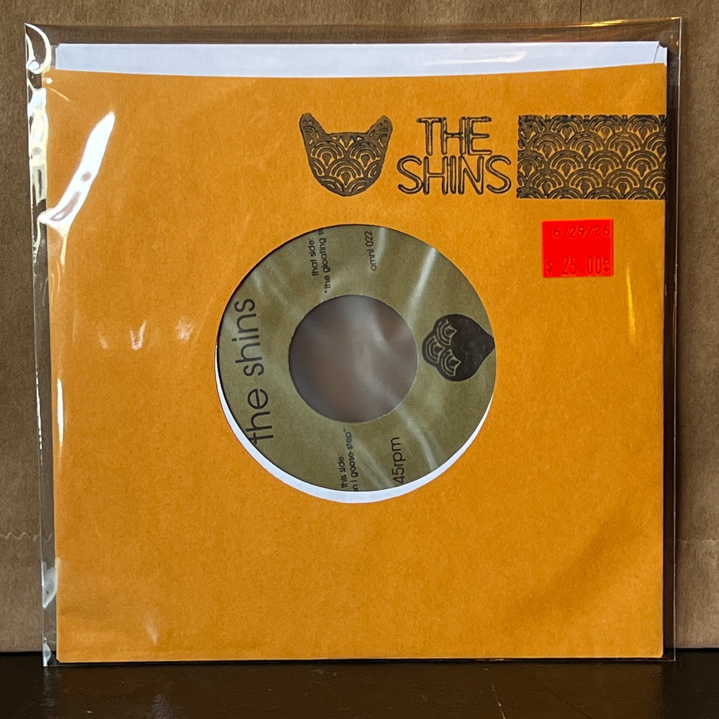 Used Vinyl: The Shins "When I Goose-Step / The Gloating Sun" 7" (2000 US Issue)