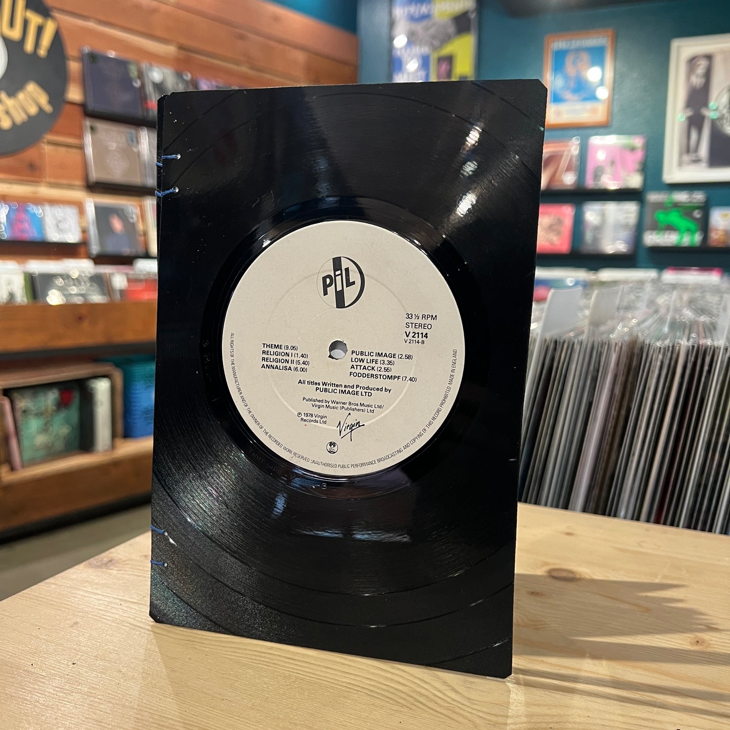 Public Image LTD / Wire Recycled Vinyl Journal