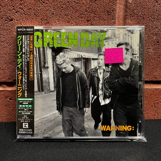 Used CD: Green Day "Warning" CD (2000 Japanese Press w/ Bonus Tracks)