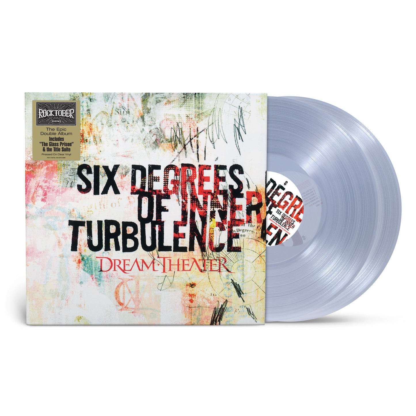 Dream Theater "Six Degrees of Inner Turbulence" 2xLP (Clear Vinyl)