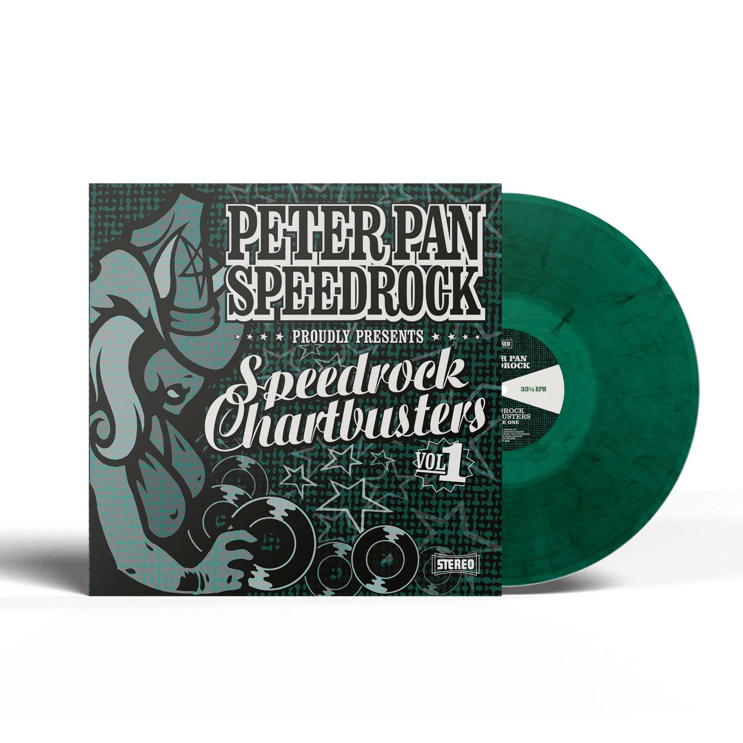 PRE-ORDER: Peter Pan Speedrock "Speedrock Chartbusters Vol. 1" LP (Indie Exclusive Camouflage Color Vinyl)