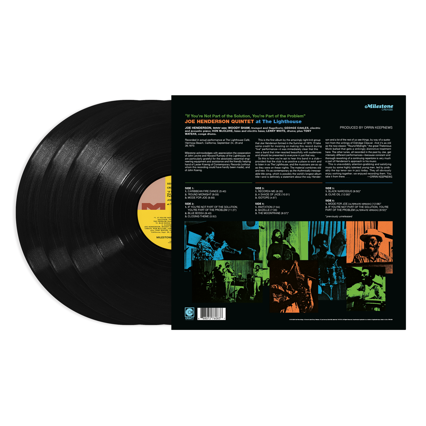EMBARGO 9/1 PRE-ORDER: Joe Henderson Quintet "At the Lighthouse: If You're Not Part of the Solution, You're Part of the Problem (Deluxe Edition)" 3xLP
